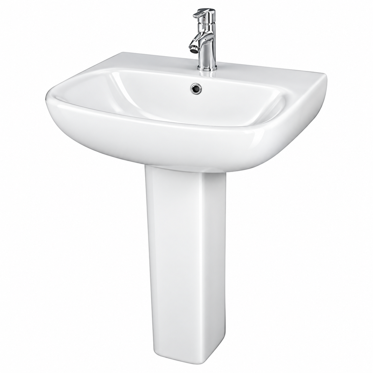 MHP-14 Ceramic Full Pedestal Basin- 545*455*840mm ( 2108117 )