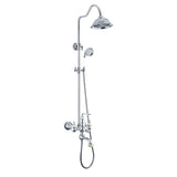 Brass Body With Ss Shower Head Pipe And Shower Hand
