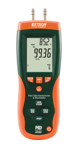 Extech HD350 Pitot Tube Anemometer + Differential Manometer QATAR
