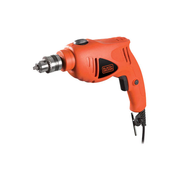 Black+Decker 500W 10Mm Single Speed Hammer Drill