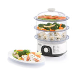 Black+Decker 775W 10L 3-Tier Food Steamer