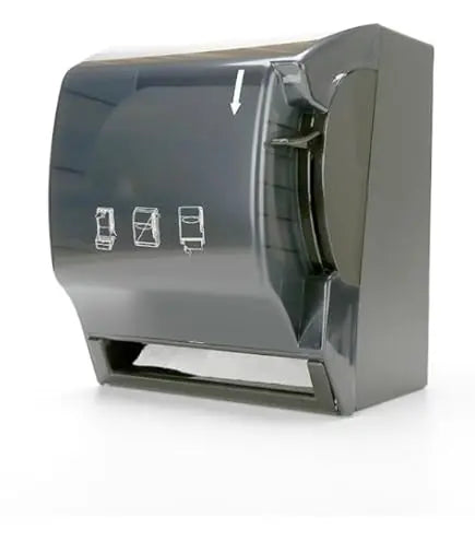 Handle Roll Paper Towel Dispenser-X-3393 (280*243*340mm) - Black (Manual)