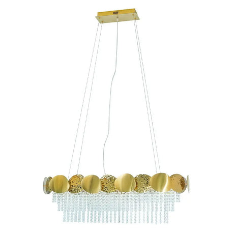 Modern Luxury Golden Led Crystal Chandelier Hanging Lights - Omd19001 (l80x20) BoB Lights