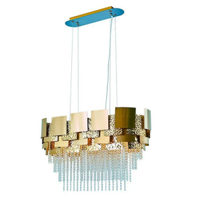 Modern Gold Luxury Crystal Chandeliers Hanging Lights - Omd19002-l80x30 BoB Lights