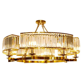 New Modern Luxury Round Crystal Chandelier Hanging Lights BoB Lights