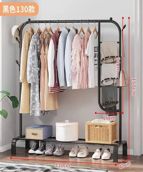 ID-SR14 CLOTHES SHELF BLACK