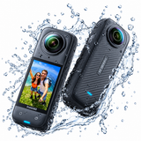 كاميرا الحركة إنستا 360 X4 بدقة 8K بزاوية 360 درجة - أسود