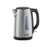 Black+Decker 1.7L Stainless Steel Kettle