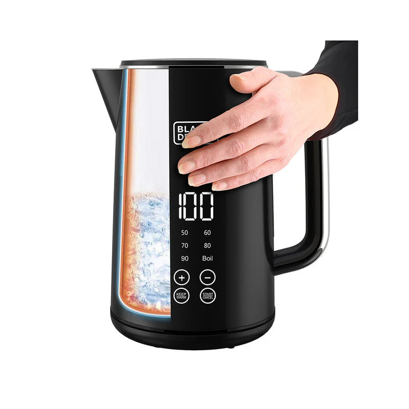 Black+Decker 1.7L Double-Wall Digital Kettle