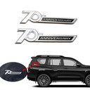 70th Anniversary Emblem Body Sticker for Land Cruiser LC300 2022-on