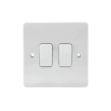 MK Switch 2 Gang single pole 2 Way