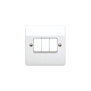 MK Switch 3 Gang single pole 2 Way