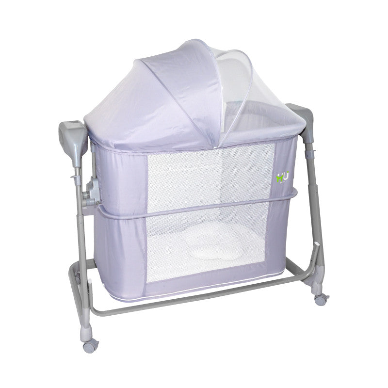 Multifunctional Auto Swing Bassinet HBA-1002 – 5 Playpen Modes with Bluetooth & Remote Control