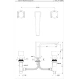 3-Hole Basin Mixer - Chrome