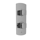 Aquamax Exposed Part Kit of Thermostatic Shower Mixer with 3-way diverter - Chrome