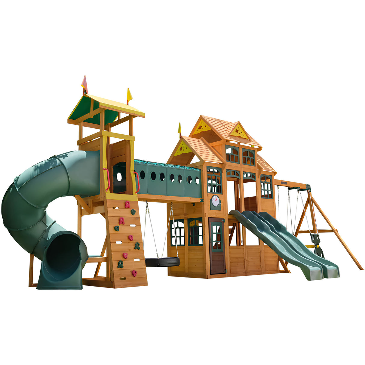 Kids Bear Cave Lodge Playhouse – Fun Imaginative Play Lodge for Children