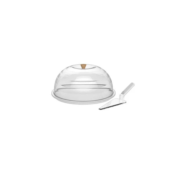Blesse Cake Dome With Serving Tray And Slicer