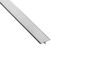 B Aluminium Listelo "T" 25 mm Polished silver