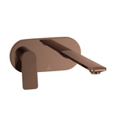 Exposed Part Kit of Left Hand Side Operated Single Lever Basin Mixer - Blush Gold PVD