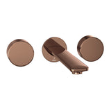 Exposed Part Kit of Two Concealed Stop Cocks - Blush Gold PVD