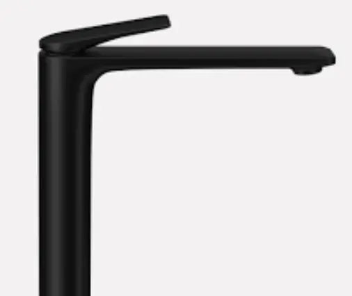 Single Lever Extended Basin Mixer-Black Matt