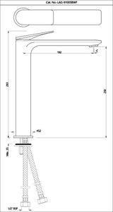 Single Lever Tall Boy - Blush Gold PVD