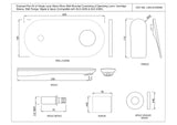 Exposed Part Kit of Single Lever Basin Mixer Wall Mounted - Blush Gold PVD