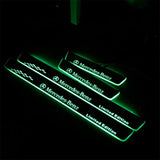 Led Moving Door Scuff Plates Led Car Door Sill Plate Light Landcruiser
