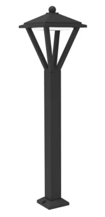 LED Garden Light WL129-4 BLACK 200 × 200 × 800 mm