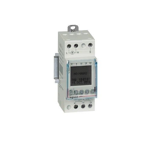 LEGRAND – Programmable Time Switch Digital Disp.- For Outdoor illuminations – 1 Output.- Supplier Part Number: 412654 Qatar