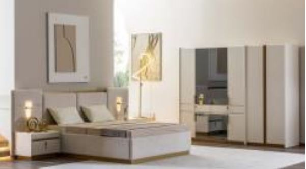 LOREN Bedroom Set – 180×200 cm, 6-Piece