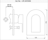Single Lever 3-inlet Diverter