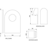 Single Lever Exposed Parts Kit of Deusch Mixer