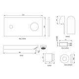 Exposed Part Kit of Single Lever Basin Mixer