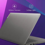 Lenovo IdeaPad 3 12th Gen Intel Core i3-1215U 14 Inch (35.5cm) FHD Thin & Light Laptop (8GB/512GB SSD/Win 11/Office 2021/1 Year Warranty/3months Game Pass/Arctic Grey/1.43Kg), 82RJ00FUIN