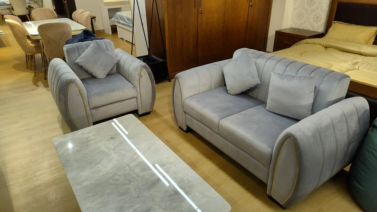 Lucia Sofa Set 3+2+1 (Fabric) – Model 1833/19