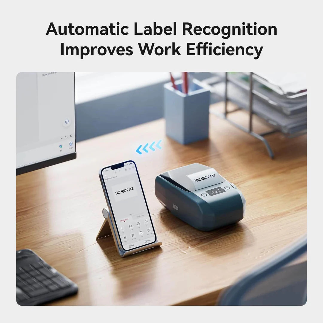 NIIMBOT M2 Thermal Transfer Label Maker, Smart Color Printing