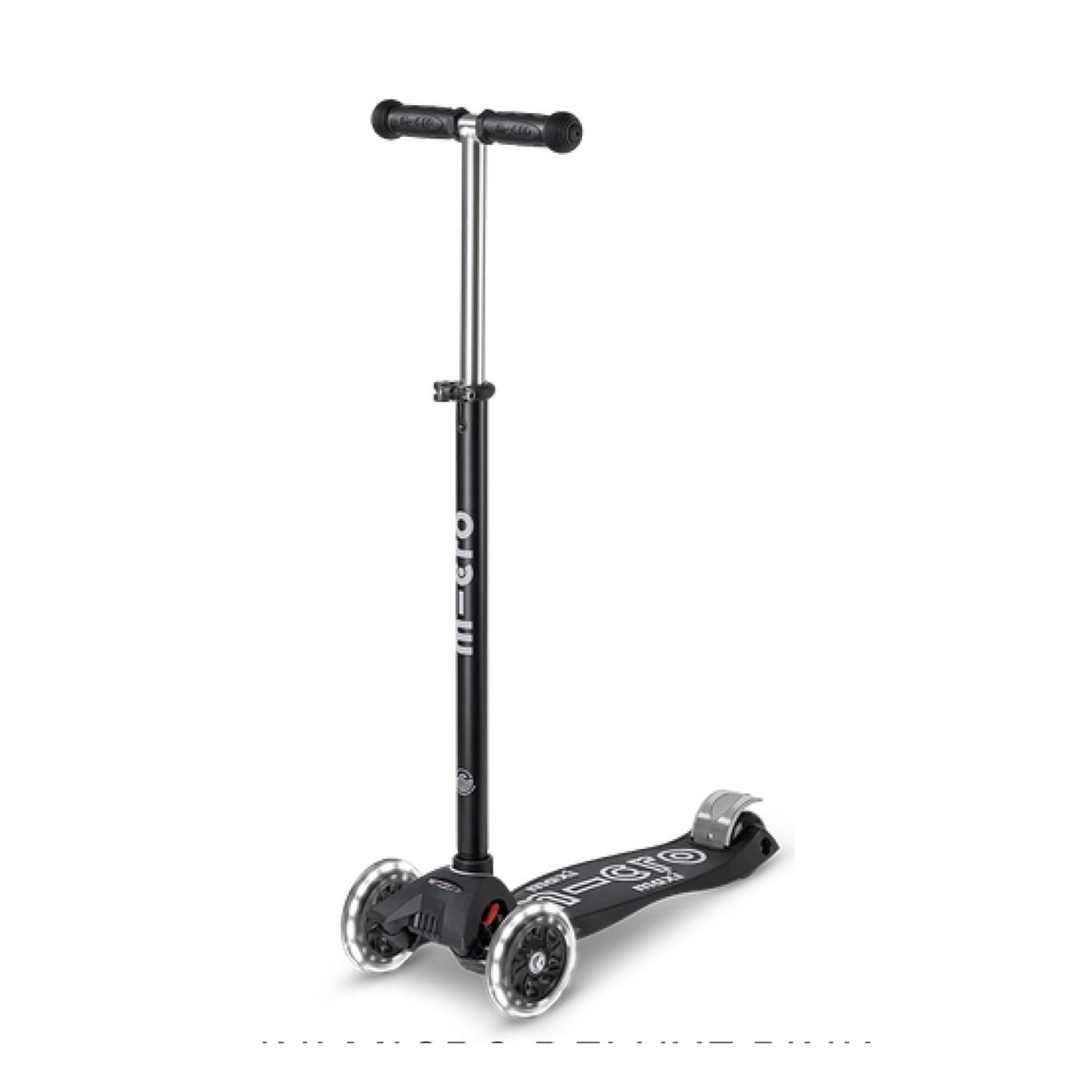 Micro Maxi Deluxe Black/Grey Scooter – MMD069
