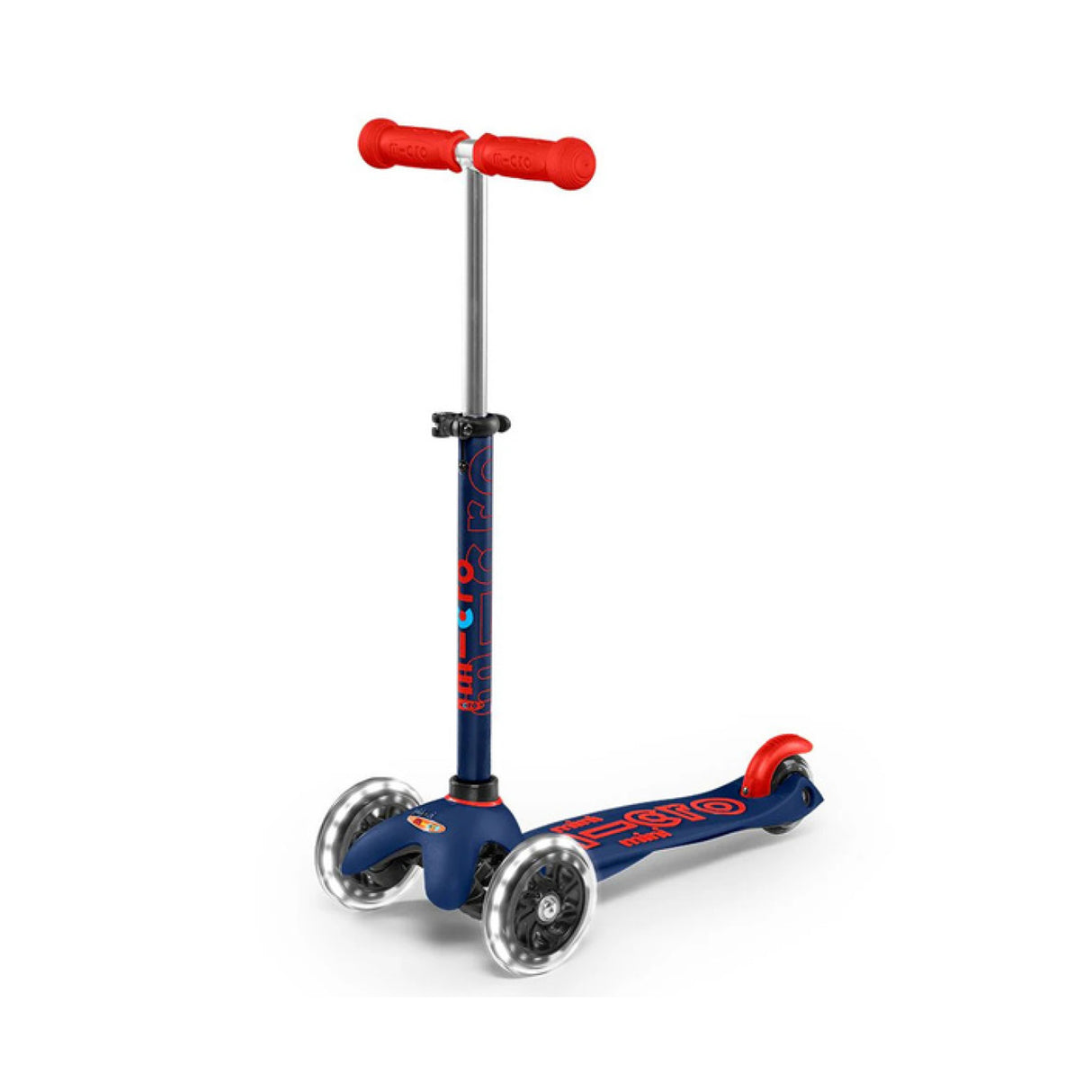 Mini Micro Deluxe Navy Blue LED MMD118 Scooter