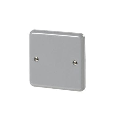 MK Metalclad Plus 1 Gang Blank Plate Qatar