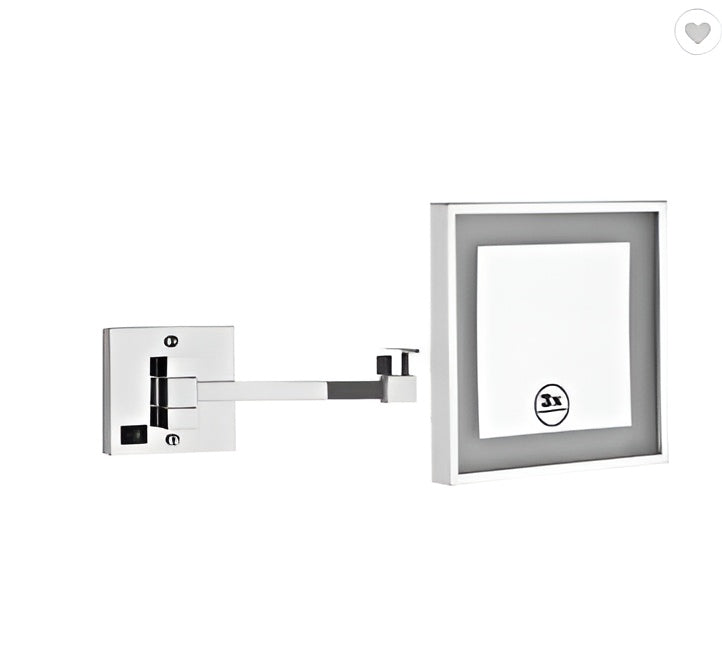 Wall-Mounted Square Magnifying Mirror