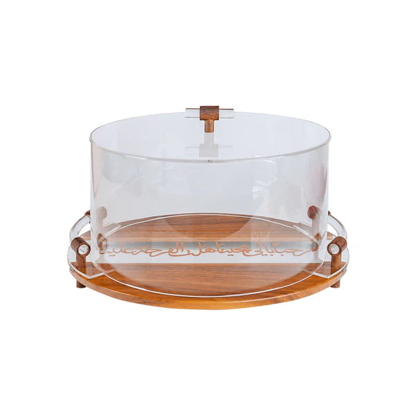 Red Cherry Acrylic Tray With Cover