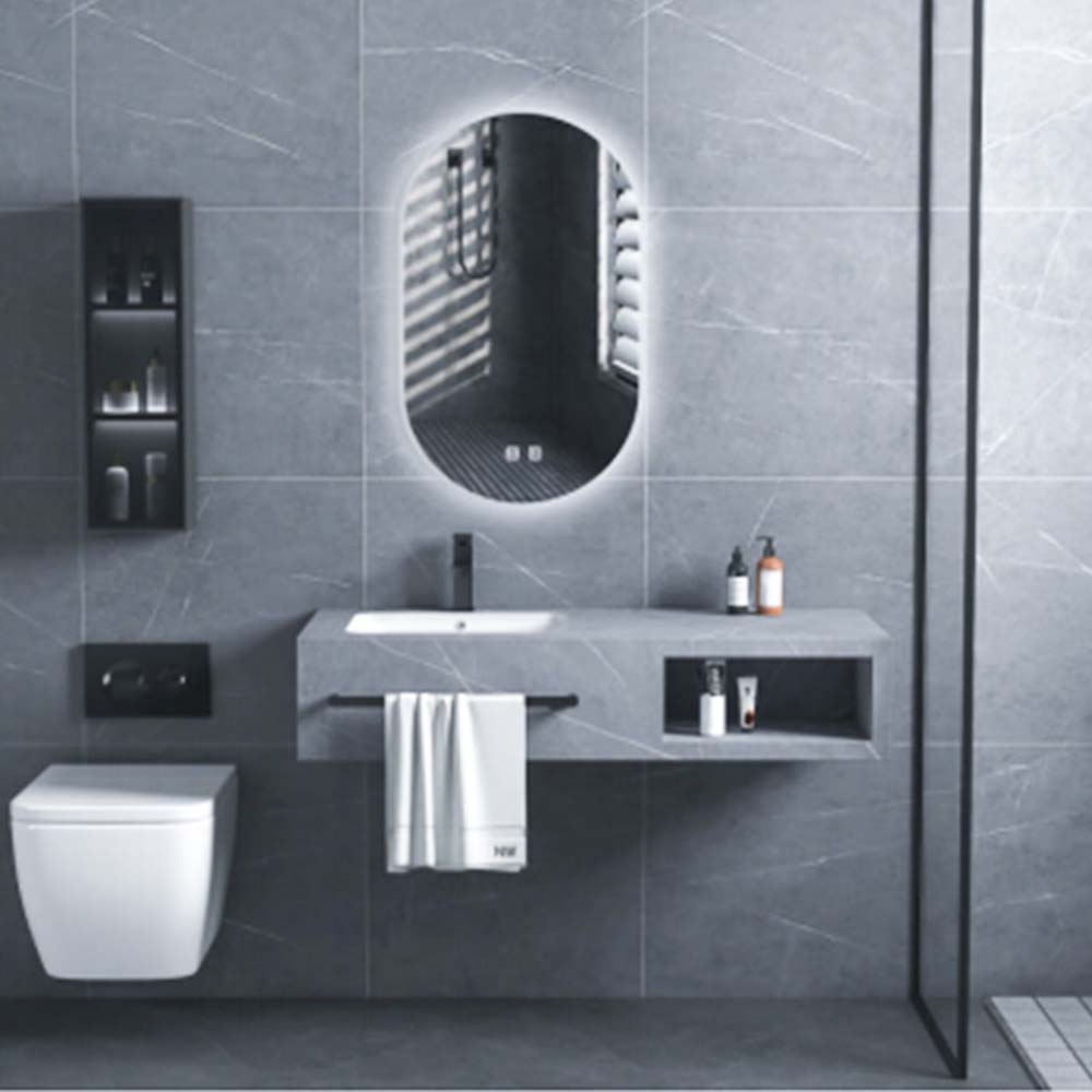 Marble Cabinet Dark Grey