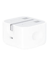20W USB-C 3-Pin Power Adapter / (Original iPhone Charger) - White