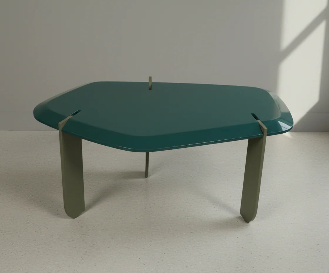 NB002 Modern Geometric Coffee Table Set