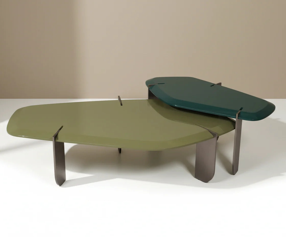 NB002 Modern Geometric Coffee Table Set