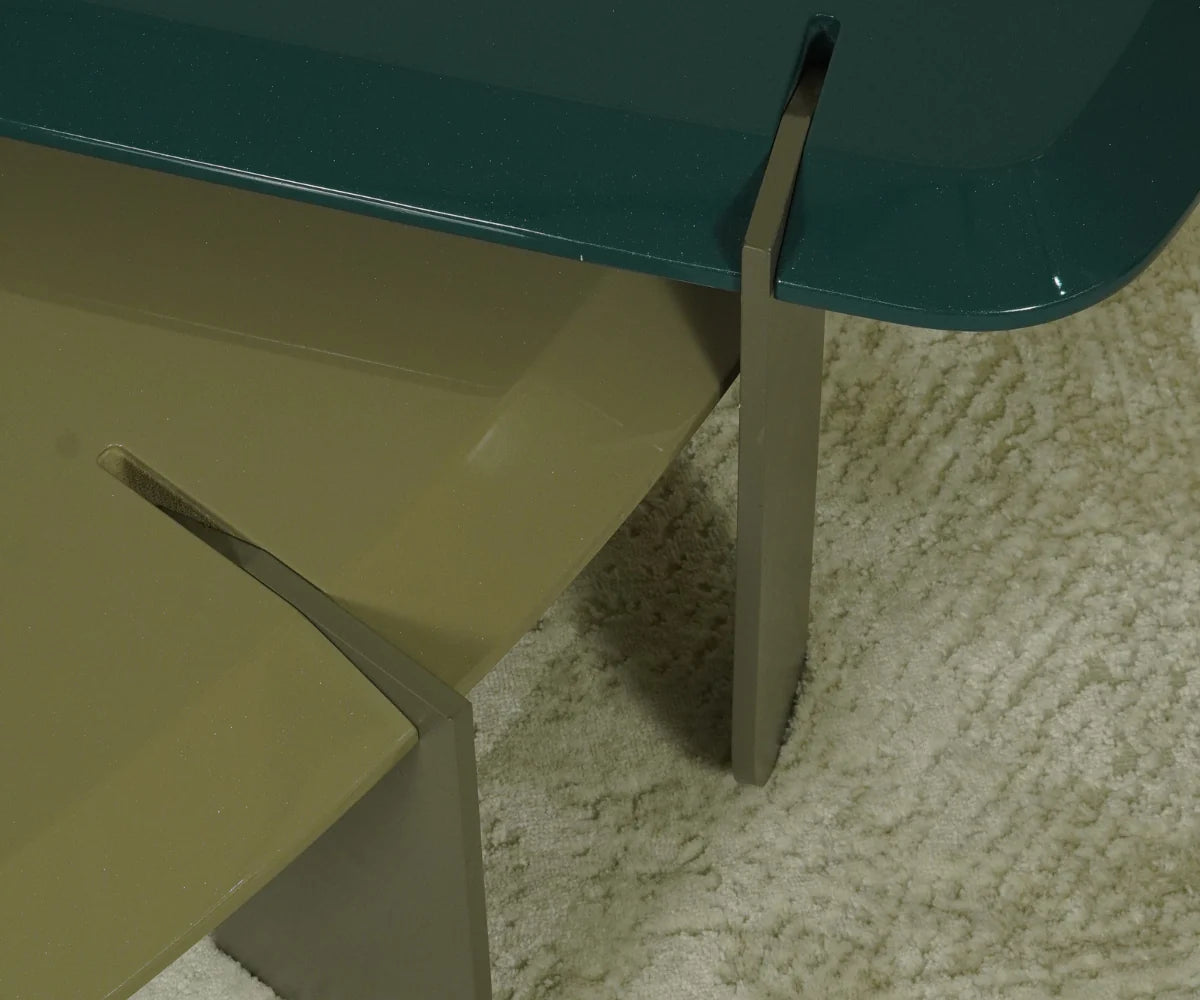 NB002 Modern Geometric Coffee Table Set