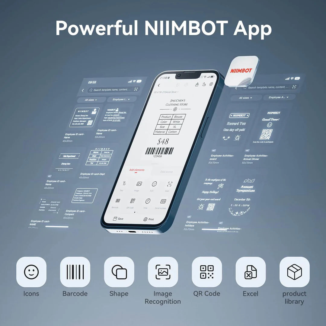 NIIMBOT K3 Inkless Thermal Label Maker – Business Tool