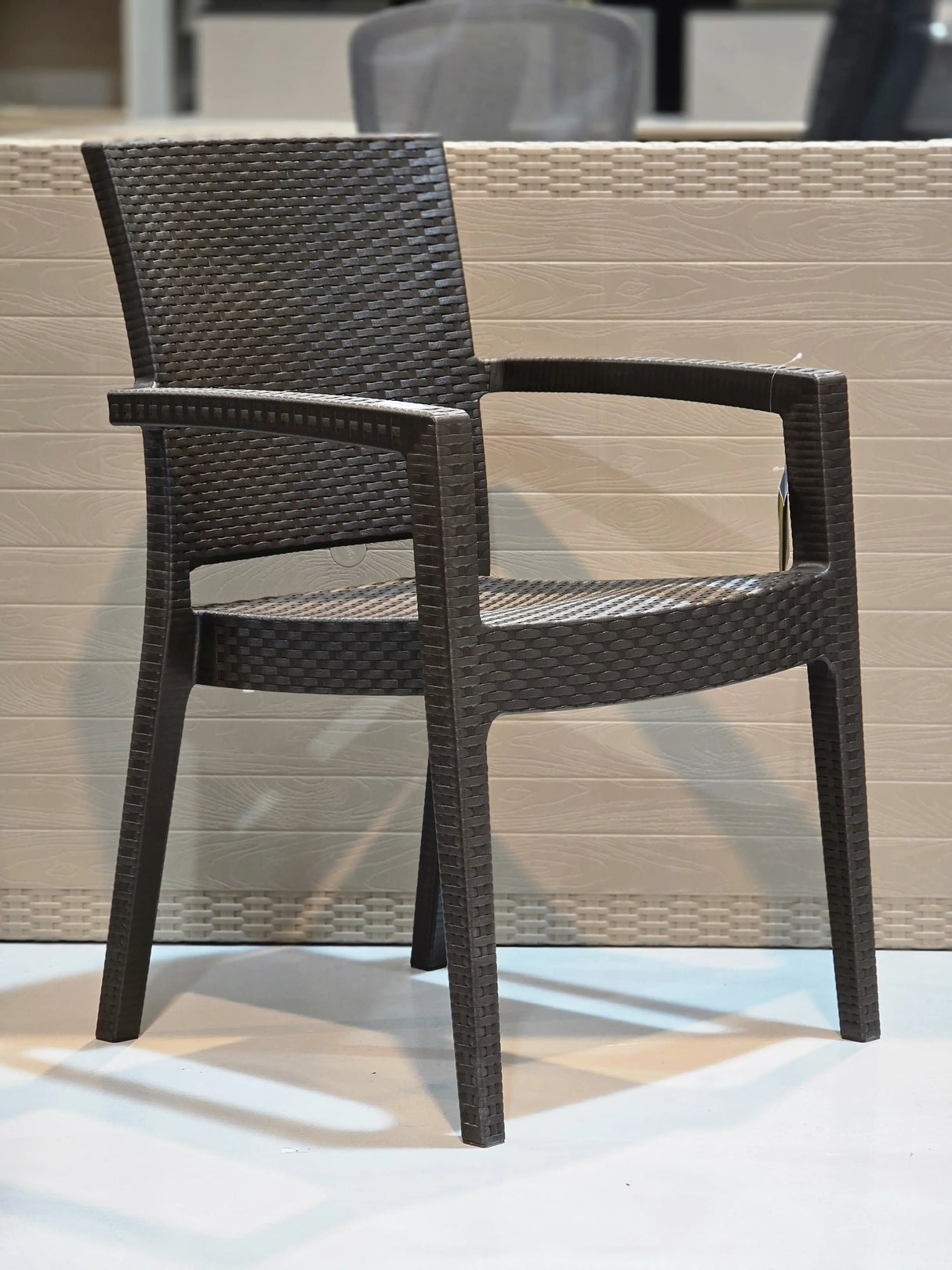 NVS-021-10 Paris Rattan Armchair – Brown