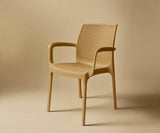NVS-030-09 Sunset Rattan Armchair – Cappuccino
